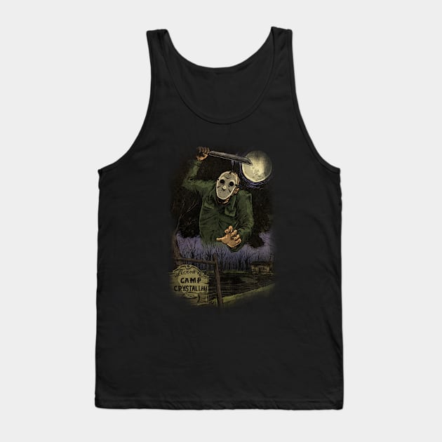 Camp Crystal Lake Tank Top by chrisraimoart